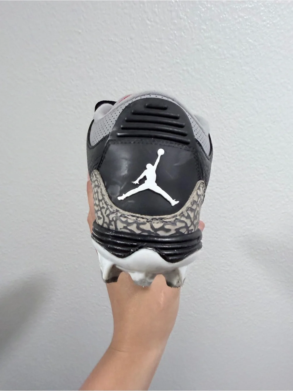 Jordan retro 3 black cement cleats